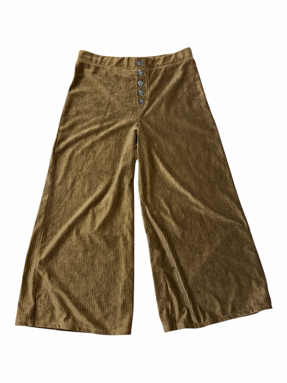 Rewash Brown Ribbed Corduroy Pants Wide Leg Flowy Whimsigoth Fairy Grunge